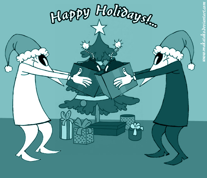 Spy Vs Spy Happy Holidays