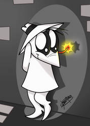 Spy vs Spy -Chibi White Spy! by MAKATAKO