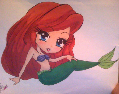 chibi ariel -little mermaid-