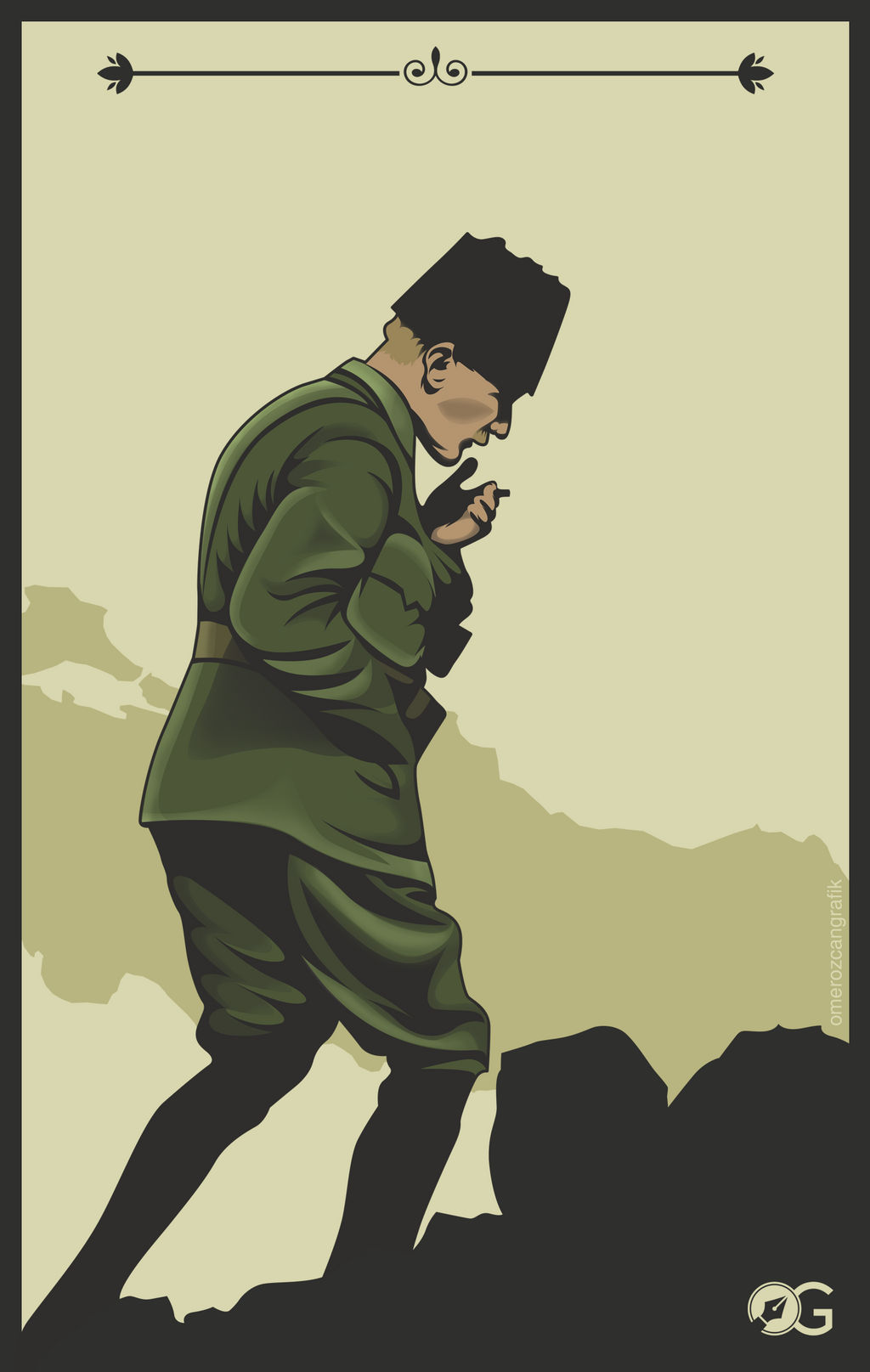 Mustafa Kemal Ataturk Vector Work by omerozcangrafik on DeviantArt