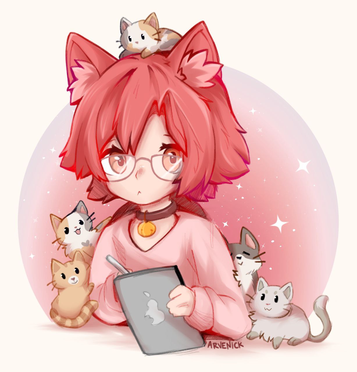 Cute anime girl profile picture sticker by xRebelYellx on DeviantArt