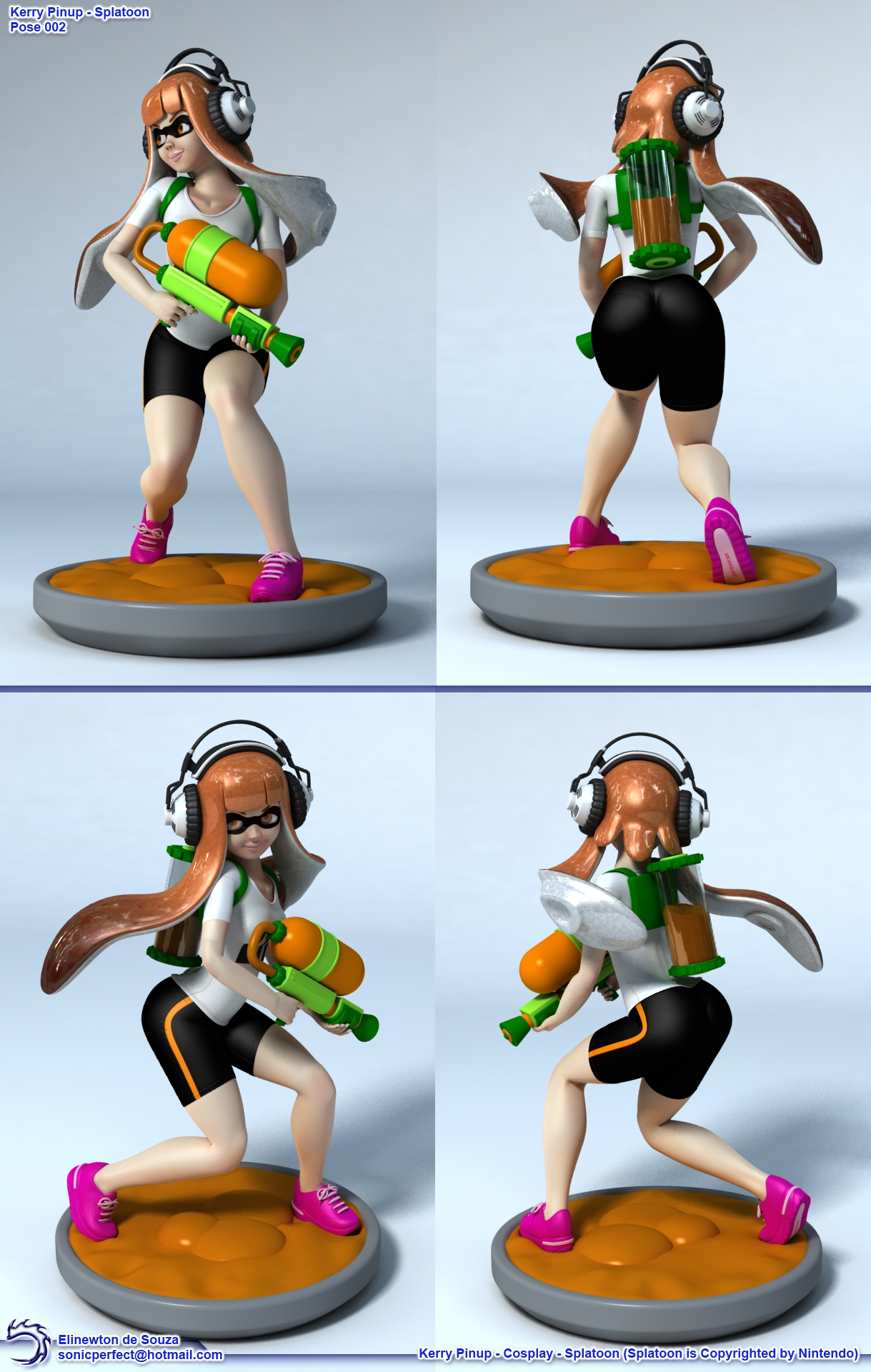 Kerry Candy - Cosplay - Splatoon - 005