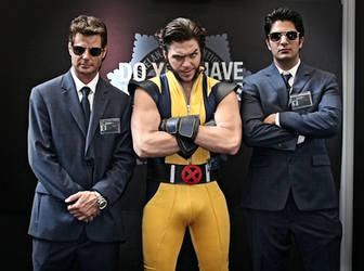 Wolverine with Shield Agents