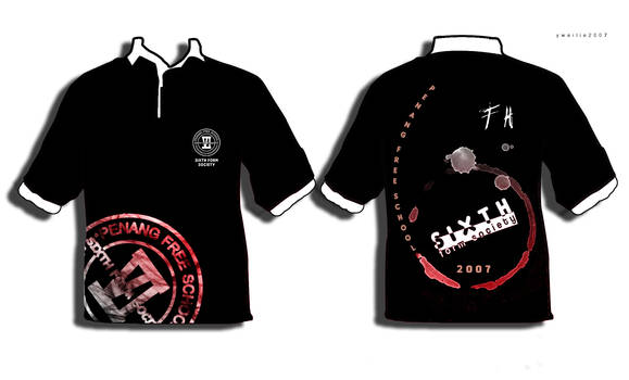 6th Form collared shirt design