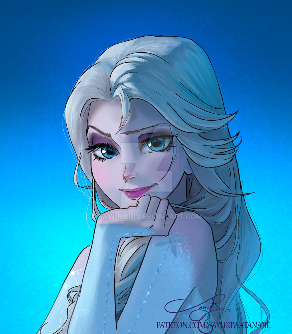 Elsa - Frozen 2 portrait by SayuriLiu on DeviantArt
