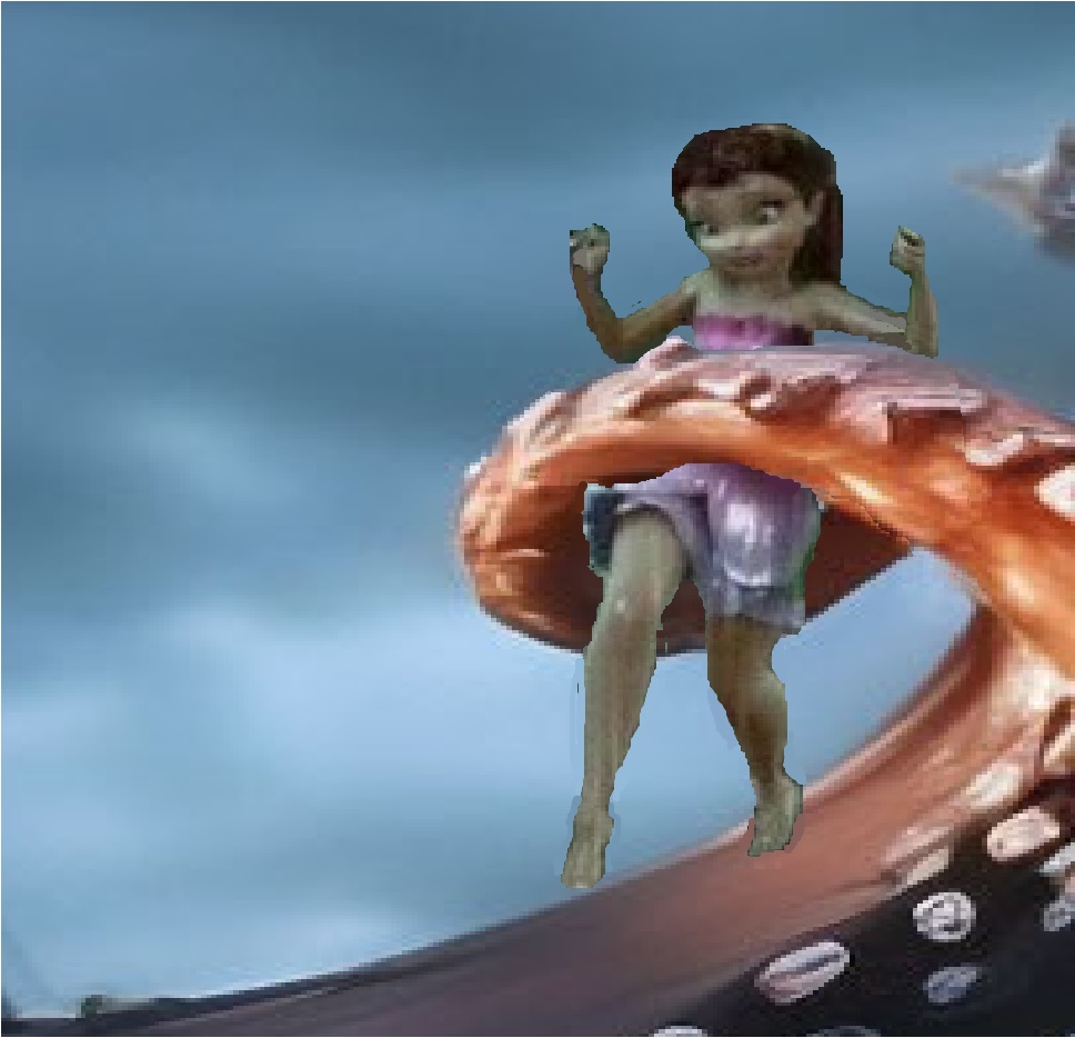 Princess Octopus Rosetta snatched by an Octopus by Wheelwave88 on DeviantArt