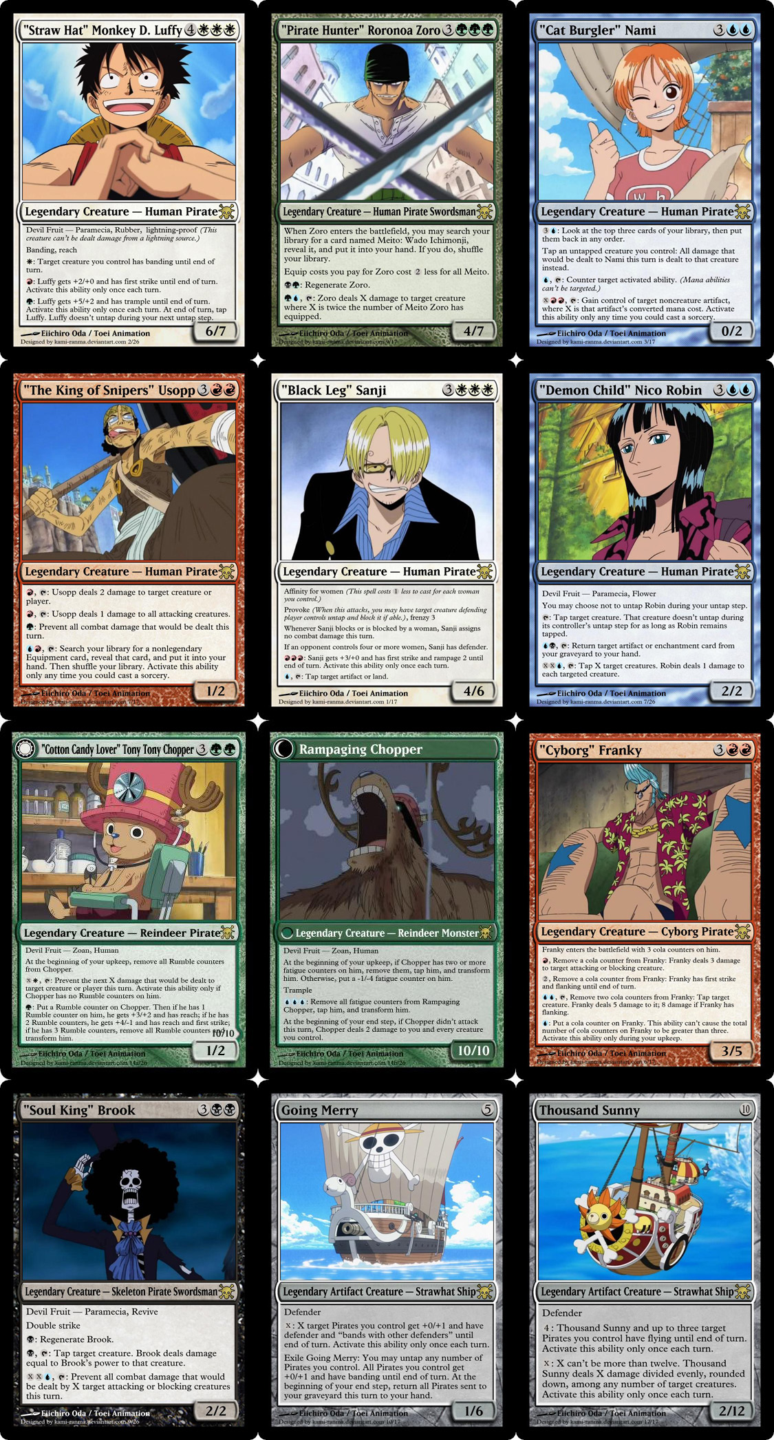 mtg one piece cards MTG: ONE PIECE CUSTOM - Custom Set Creation and Discussion - Custom Card Creation - Magic Fundamentals - MTG Salvation Forums