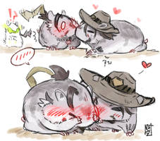 Hanzo and Mccree Hamster