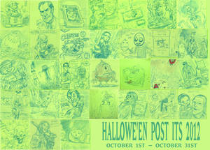 Halloween Post Its 2012