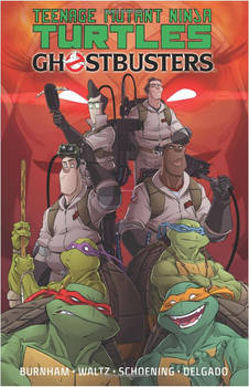 TMNT Ghostbusters Trade Paperback Cover