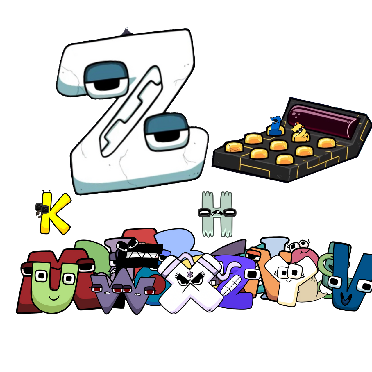 All Alphabet/Number Lore Letters and Numbers. by thdeviantdude2023 on ...