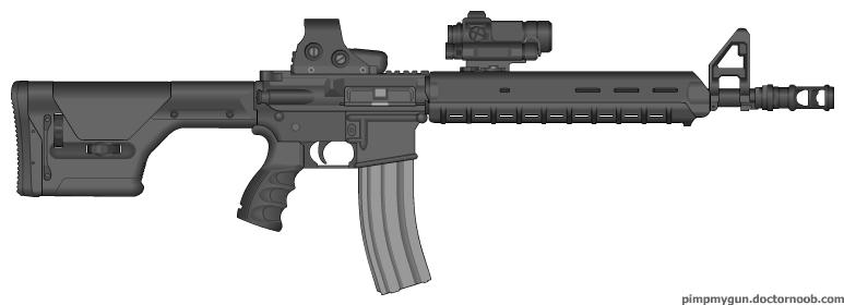Hellmaker Assault Rifle 'Hellsing' Assault Rifle Model 2 by RoboLoco2 on DeviantArt