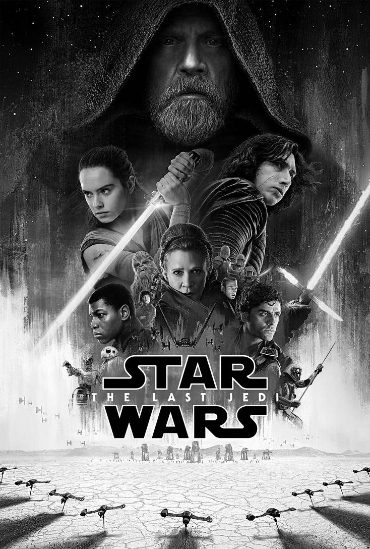 The Last Jedi Black White Wallpaper By Rikardholmqvist On Deviantart The Last Jedi Black White Wallpaper By Rikardholmqvist On Deviantart