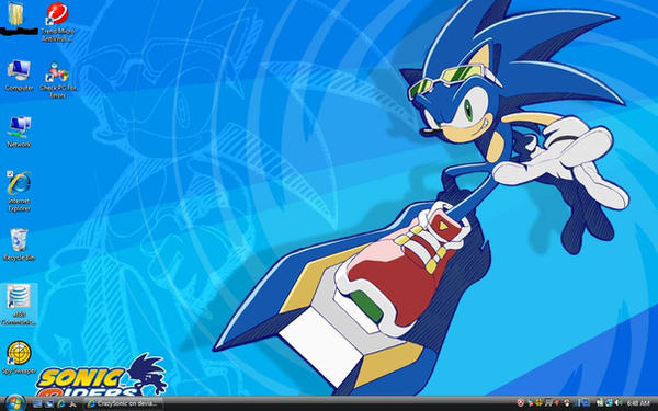 Sonic Rocker Sonic Riders Desktop by CrazySonic on DeviantArt
