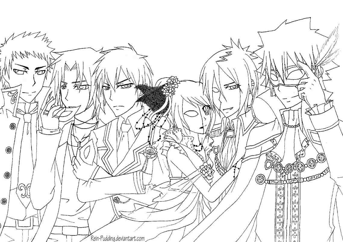 KHR - Masquerade LINEART