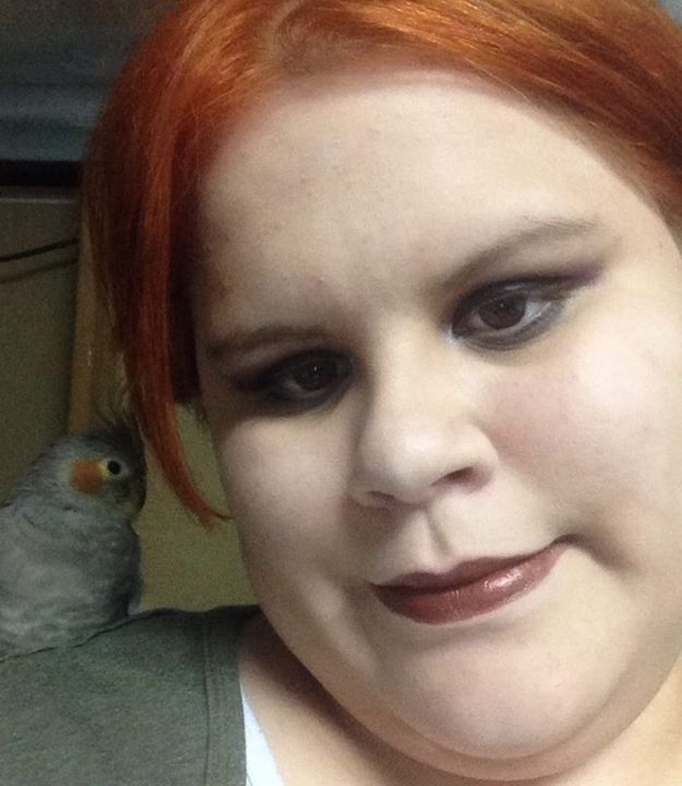 Orange Hair And New Goth Makeup By Mewtwoshadowfnafgirl On Deviantart