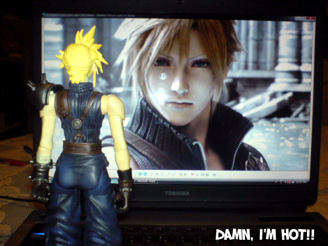 Cloud and his screenshot