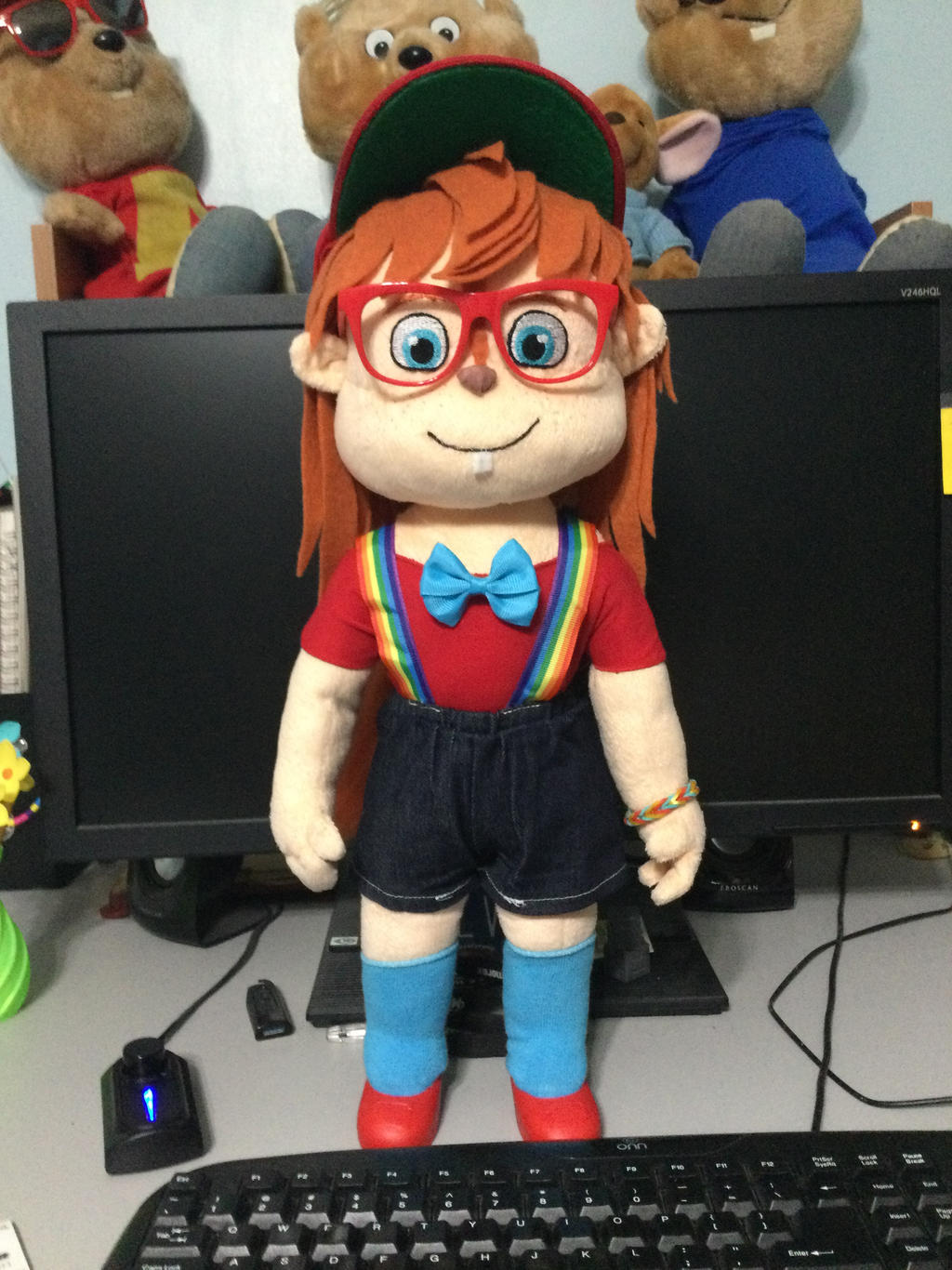 Alvin 2.0 goes full nerd by ChipmunkedWeirdo on DeviantArt