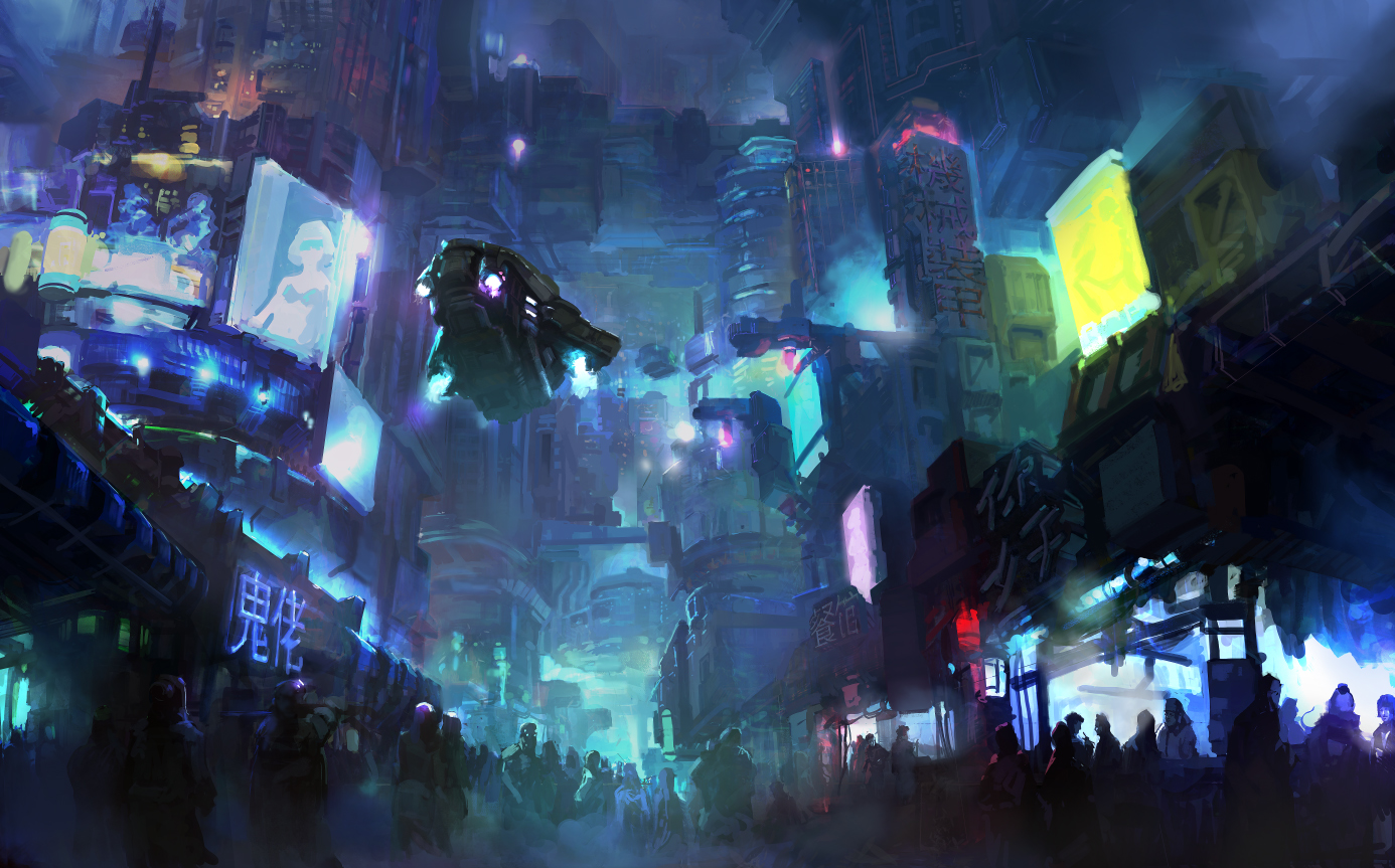 Cyberpunk city