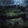 dark fantasy environment ruins 01