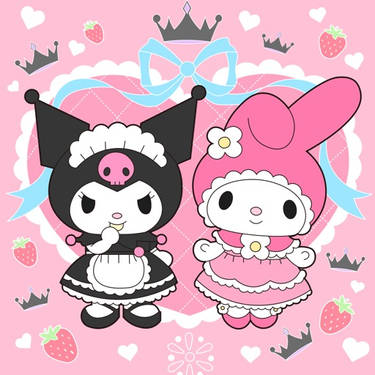 My Melody and Kuromi by Invinciblelollipop on DeviantArt