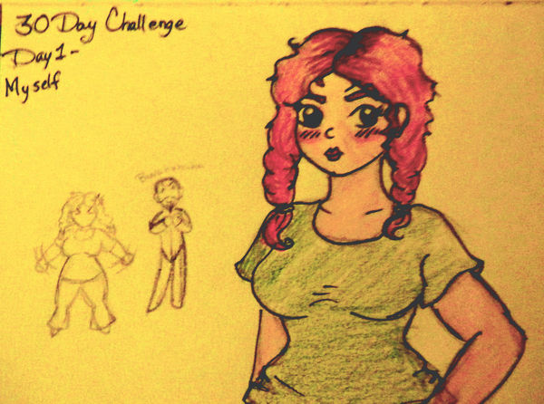 Deviantart Write Challenge Drawing Challenge - Day 1 by EarthboundCelestial on DeviantArt