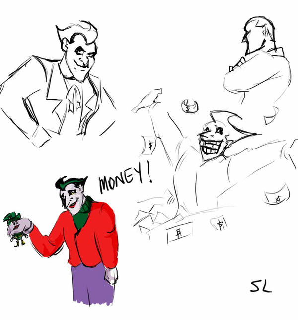 Joker doodles by 4Anime on DeviantArt
