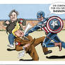 Captain America Punches Donald Trump