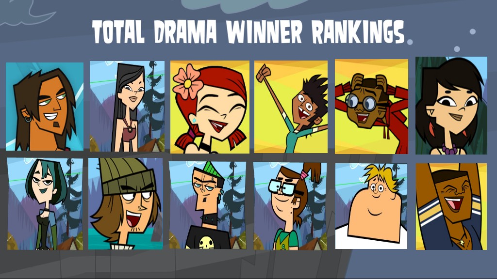 Total Drama Winner Rankings by CartoonWatcher1997 on DeviantArt Total Drama Winner Rankings by CartoonWatcher1997 on DeviantArt