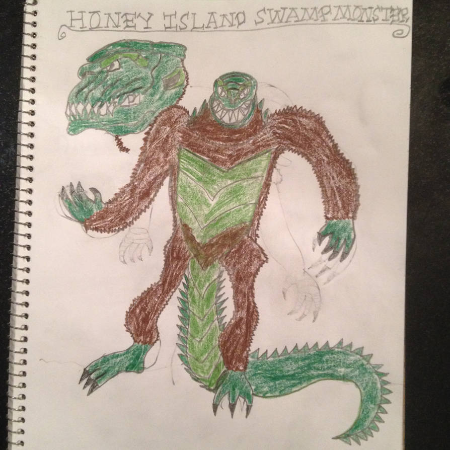 Cryptid Sketch: Honey Island Swamp Monster *Update by Strikerprime on ...
