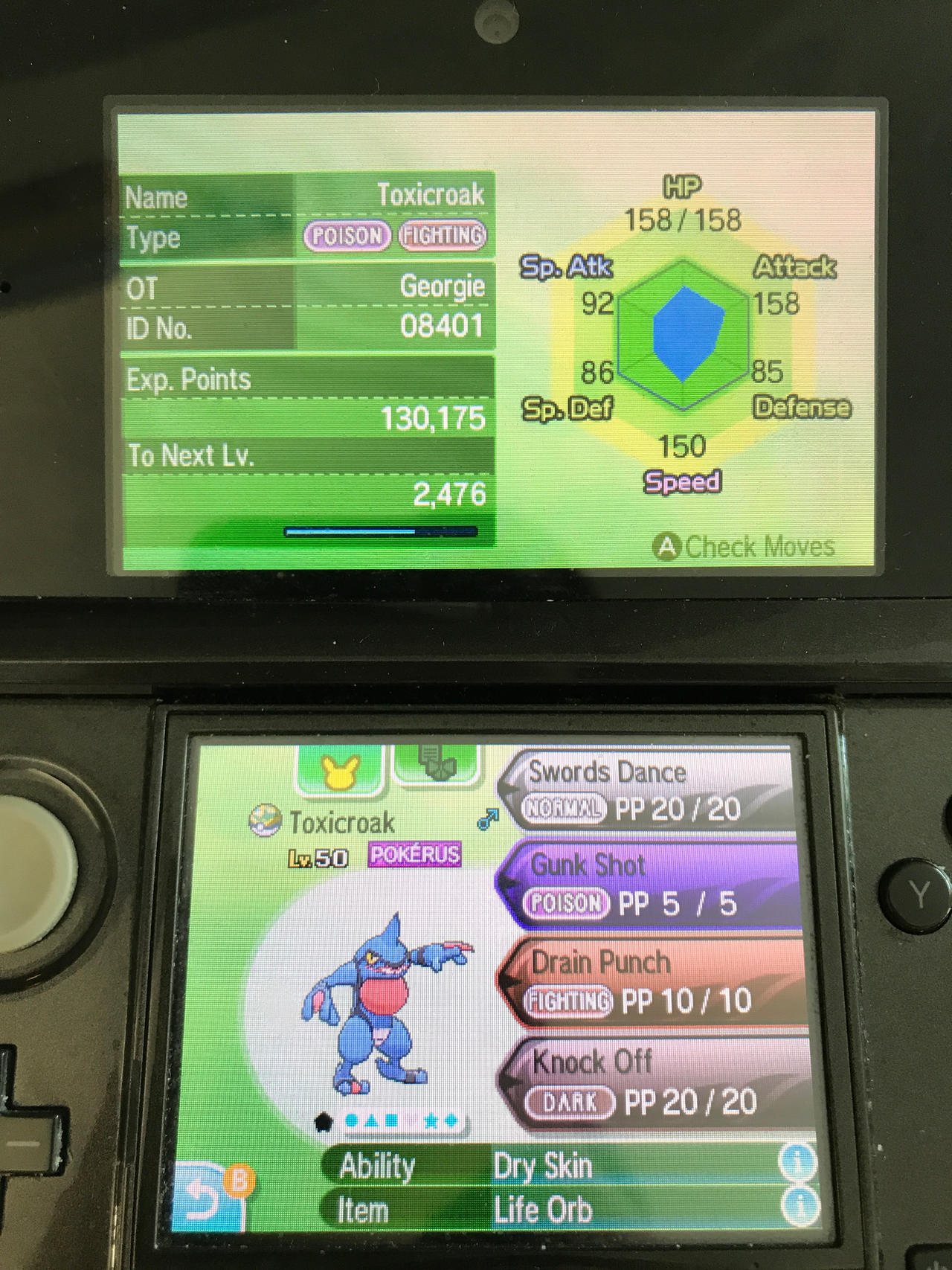 Competitive Pokemon: Toxicroak (Physical) by Strikerprime on