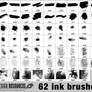 62 Ink Brushes