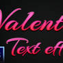 Valentine Text effect