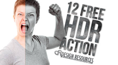 12 Free HDR Actions by FakeFebruary