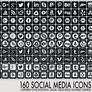 160 Social Media Icons