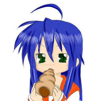 Konata Om nom (Colored)