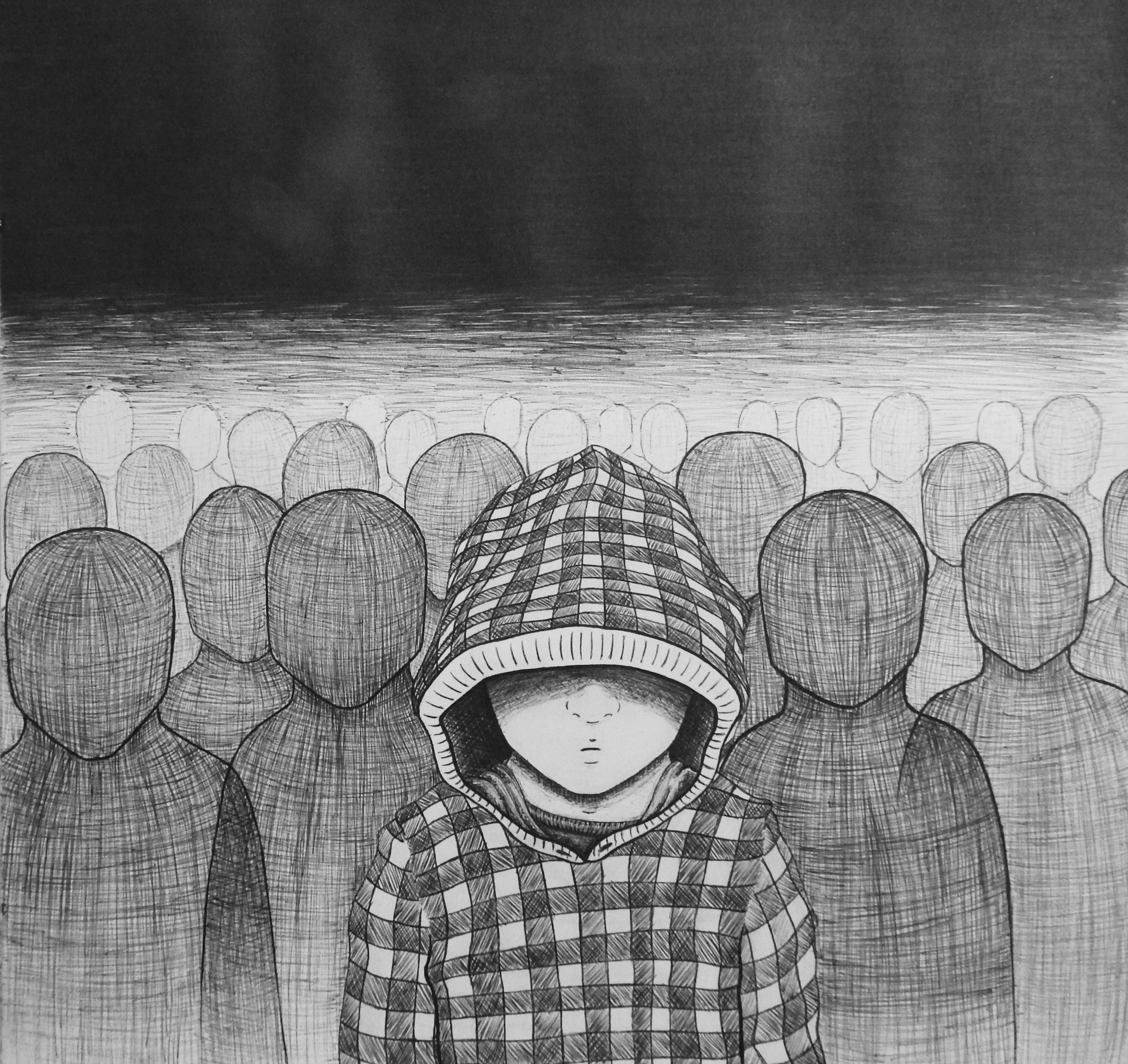 Alone in a crowd
