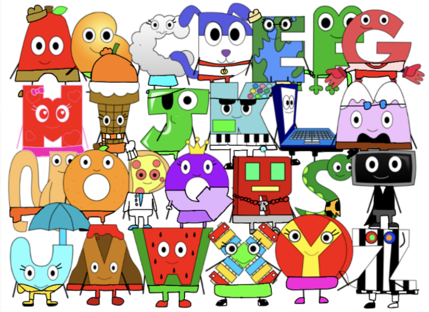 Alphabetons in Animated Diversity by DaisyDog3 on DeviantArt