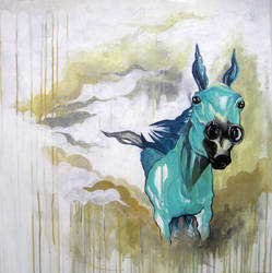 Teal Horse