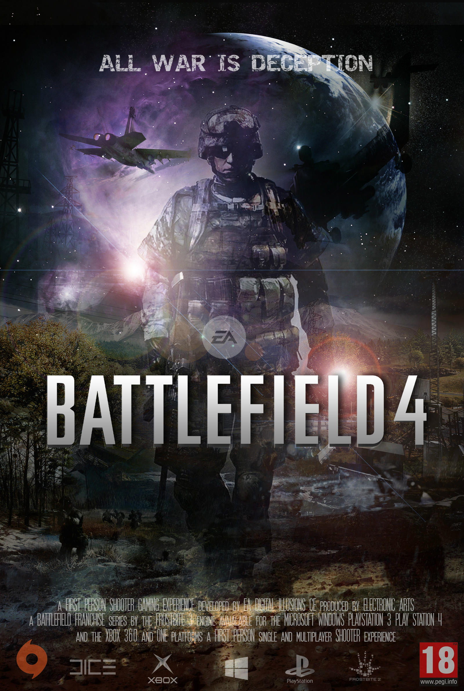 Battlefield 4 4 4 : PlayStation btf Arts, Electronic -
