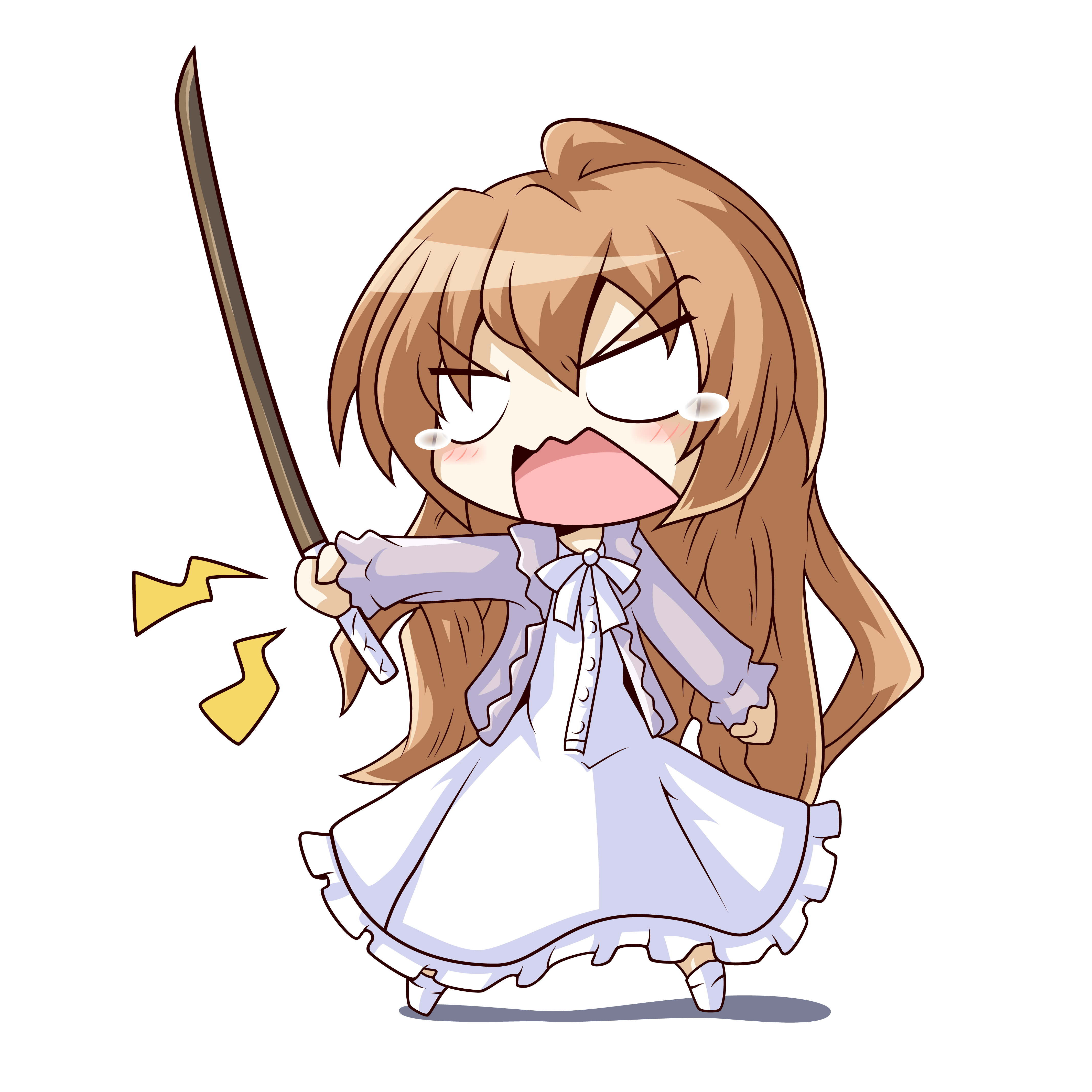 Aisaka Taiga-PNG-GIF-pixelated-shadow- by JohanaBlair on DeviantArt