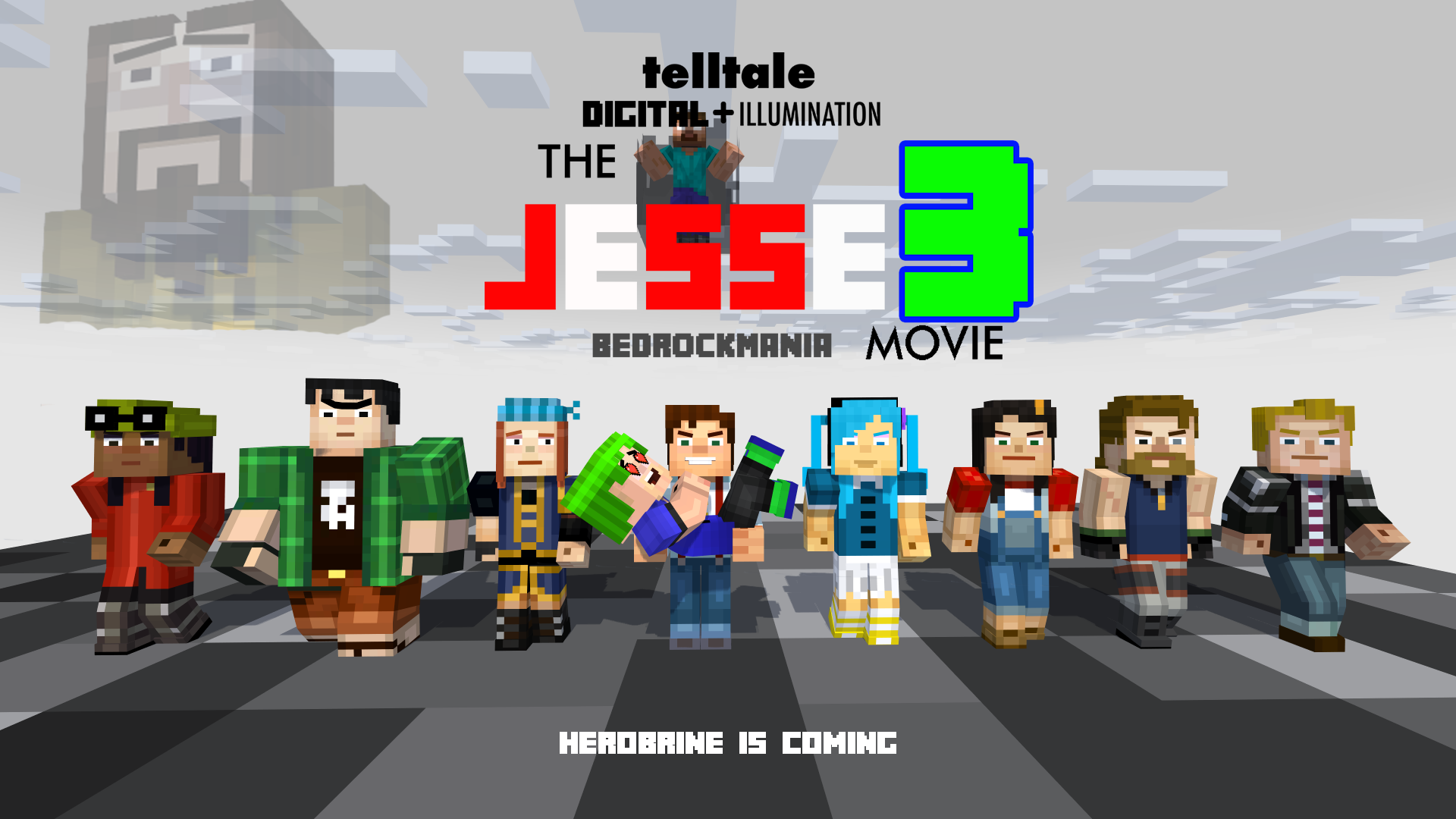 Jesse 3 Movie Bedrockmania by HuesosCraftero on DeviantArt