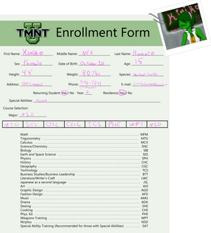 Kimiko Enrollment Form