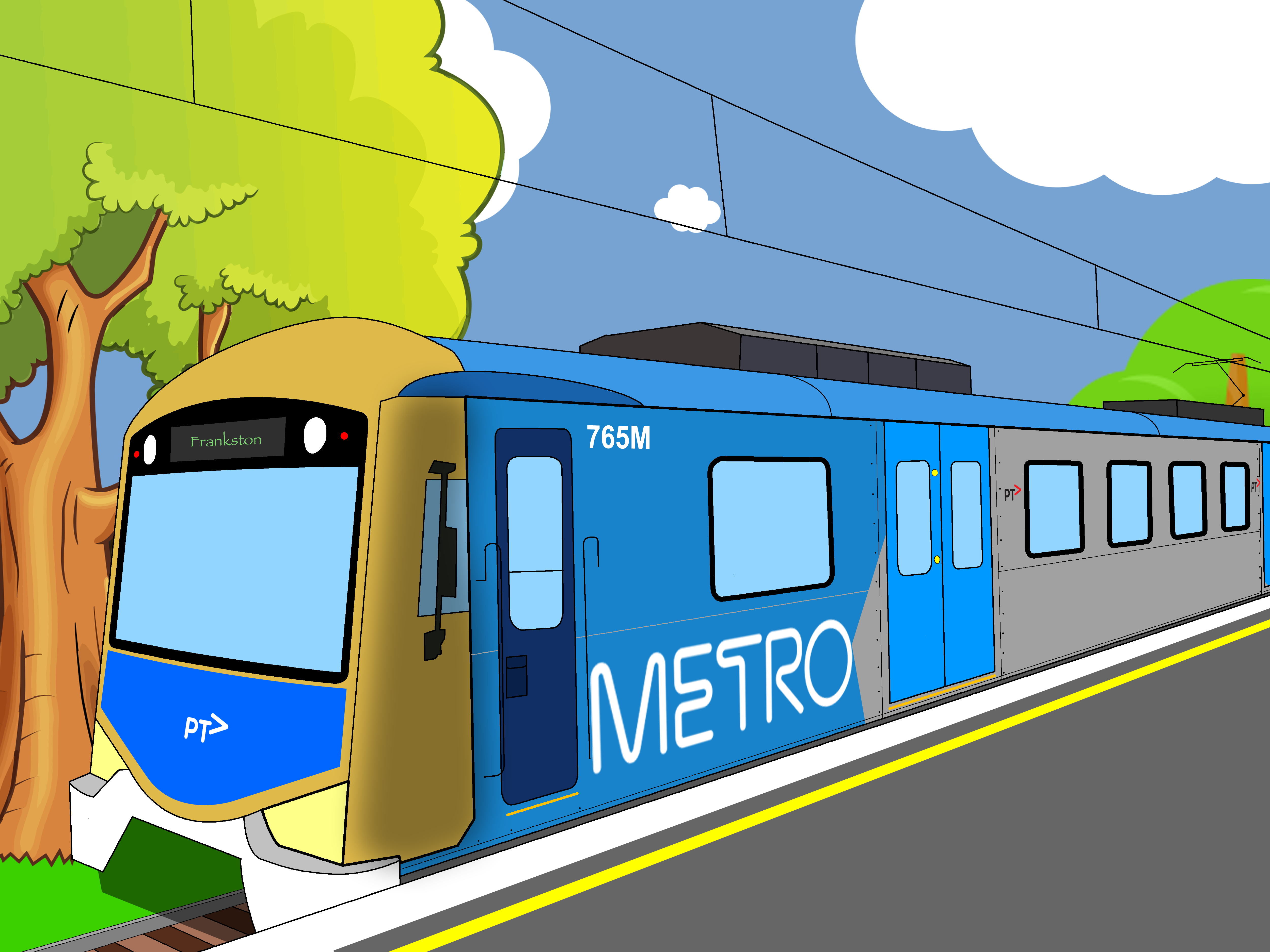 Siemens train cartoon by MasinaT on DeviantArt