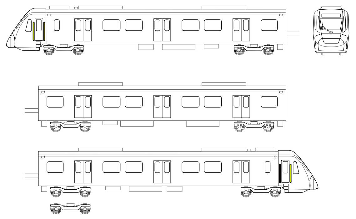 Simple Drawing Metro Metro Train Drawing at John Pavon blog
