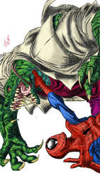 Spidey and Lizard 