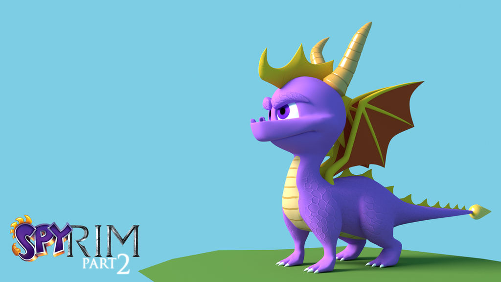 Spyro Model Textured