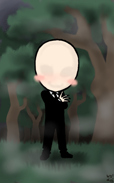 Slendy says: Welcome in forest!