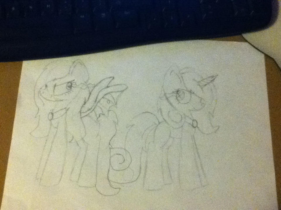 starting mlp sketch by lyraheartstrings55 on DeviantArt