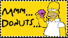 Homer Simpson Donut stamp by juzda